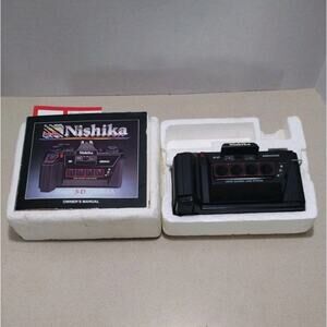 Nishika N8000 35mm 3D Camera Tested & Working With My Manual & Inserts
